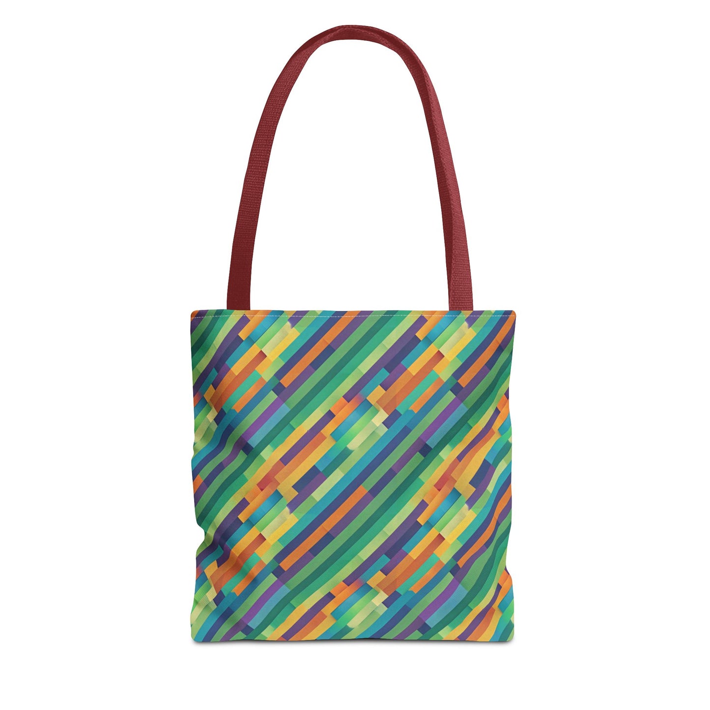 Vibrant Striped Tote Bag