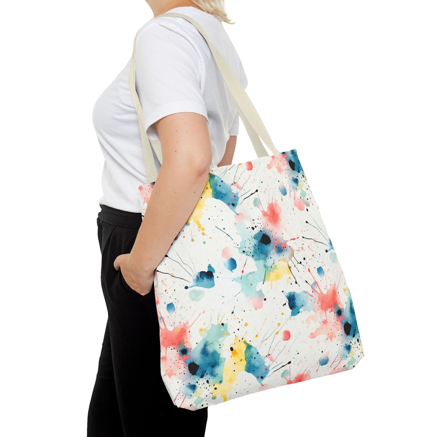 Colorful Watercolor Tote Bag