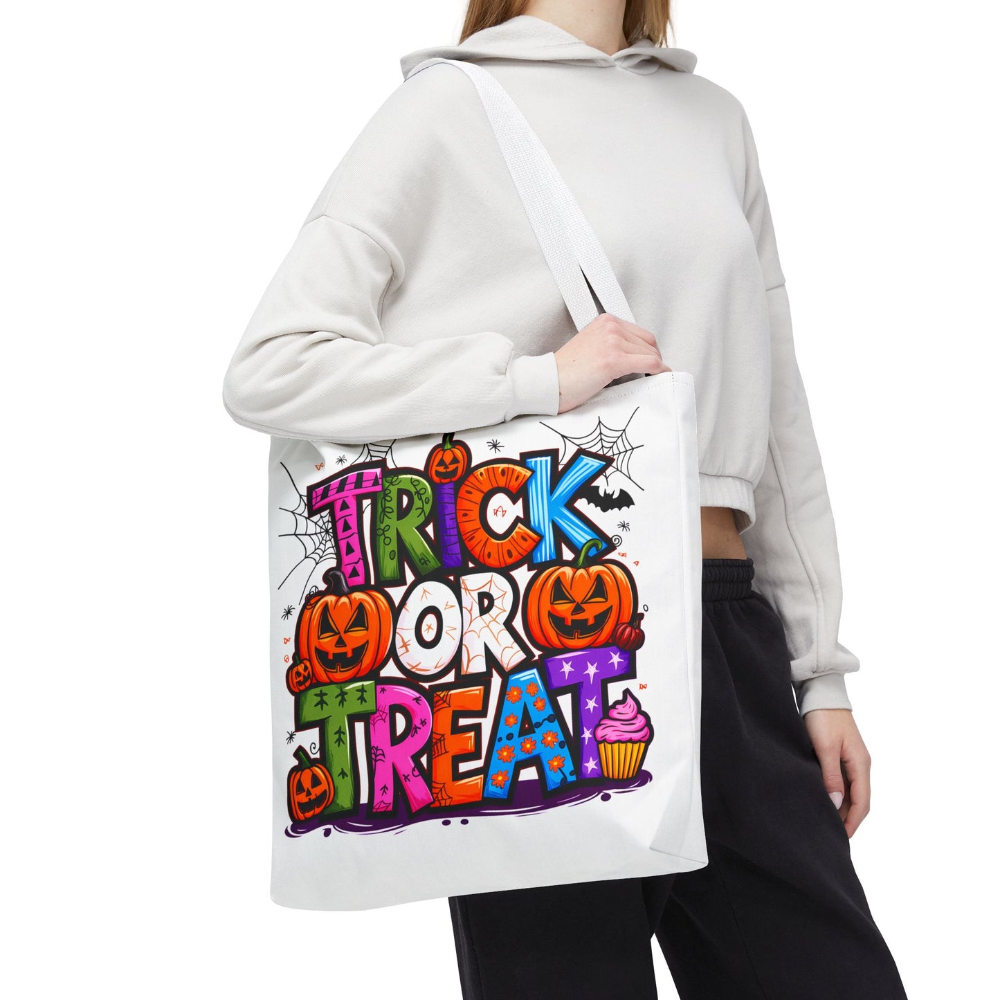 Halloween Trick or Treat Tote Bag, Spooky Gift