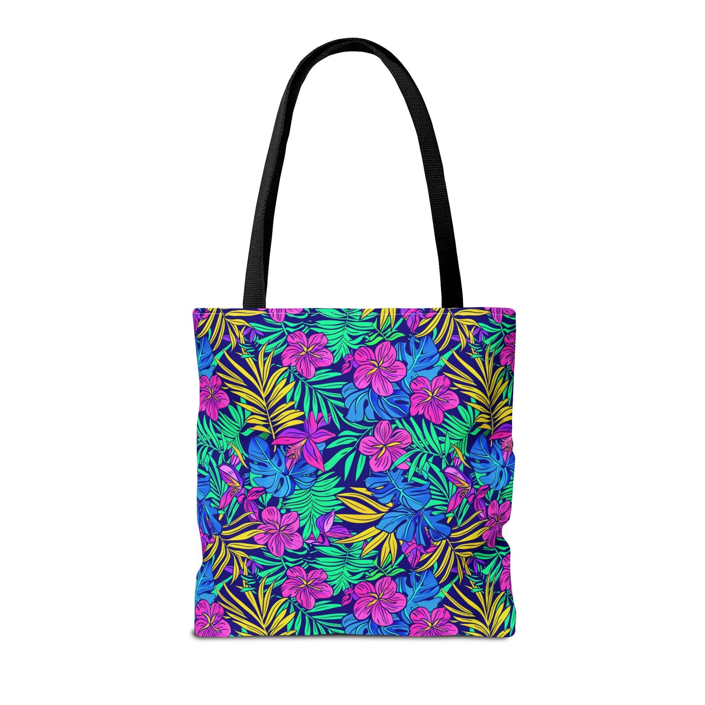 Tropical Floral Tote Bag, Beach Bag, Shopping Tote