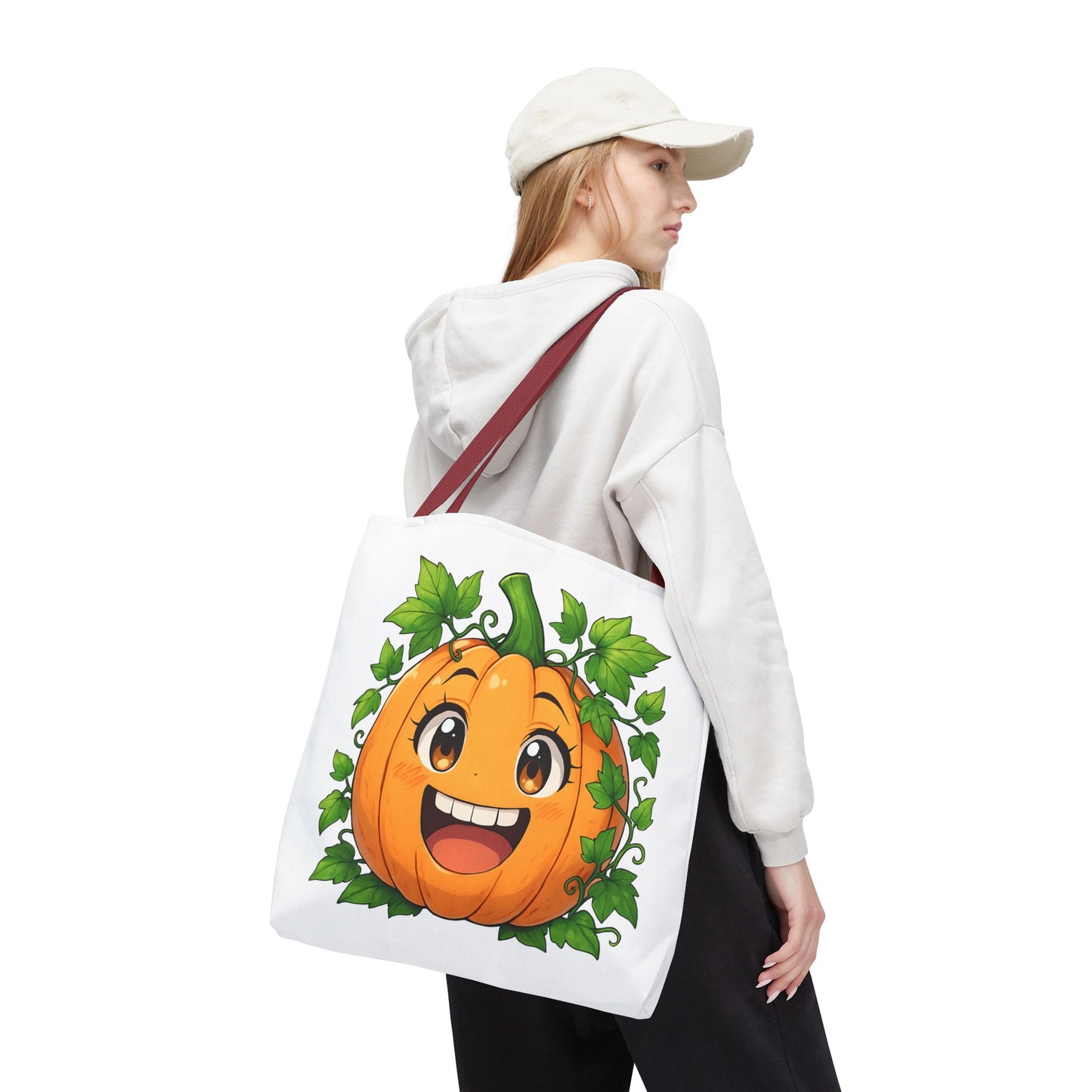 Cute Pumpkin Tote Bag for Fall