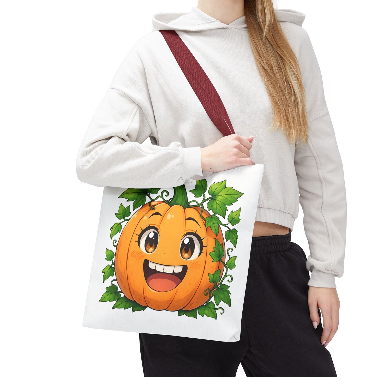 Cute Pumpkin Tote Bag for Fall