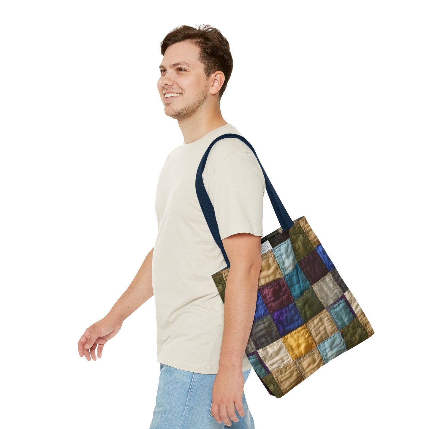Colorful Patchwork Tote Bag, Stylish & Functional Carryall for Everyday Use