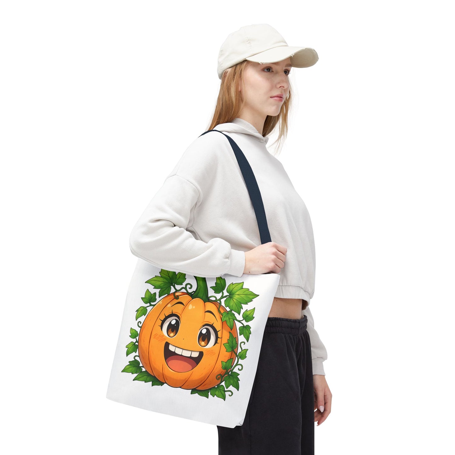 Cute Pumpkin Tote Bag for Fall