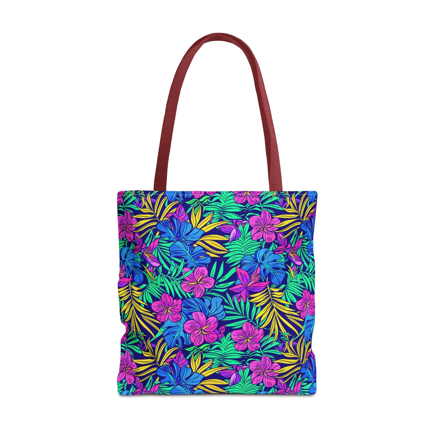 Tropical Floral Tote Bag, Beach Bag, Shopping Tote