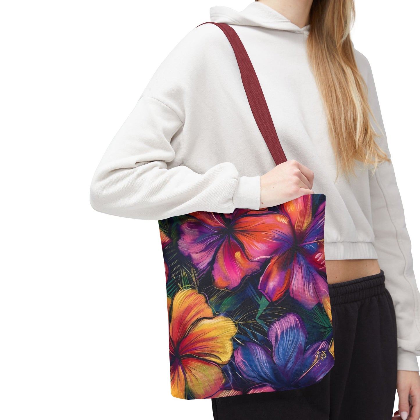 Tropical Floral Tote Bag