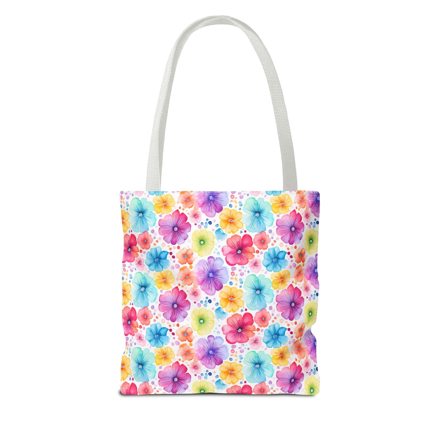 Vibrant Floral Tote Bag, Perfect Gift for Mother's Day, Bright Summer Accessory