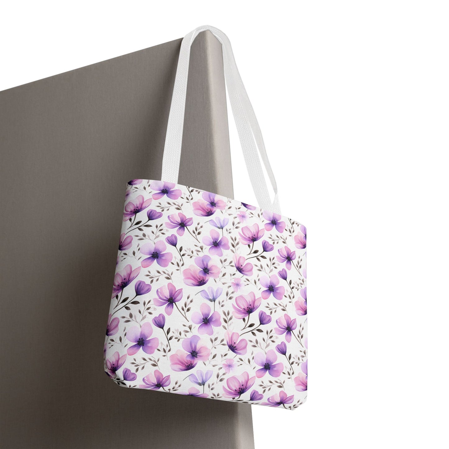Watercolor Floral Tote Bag