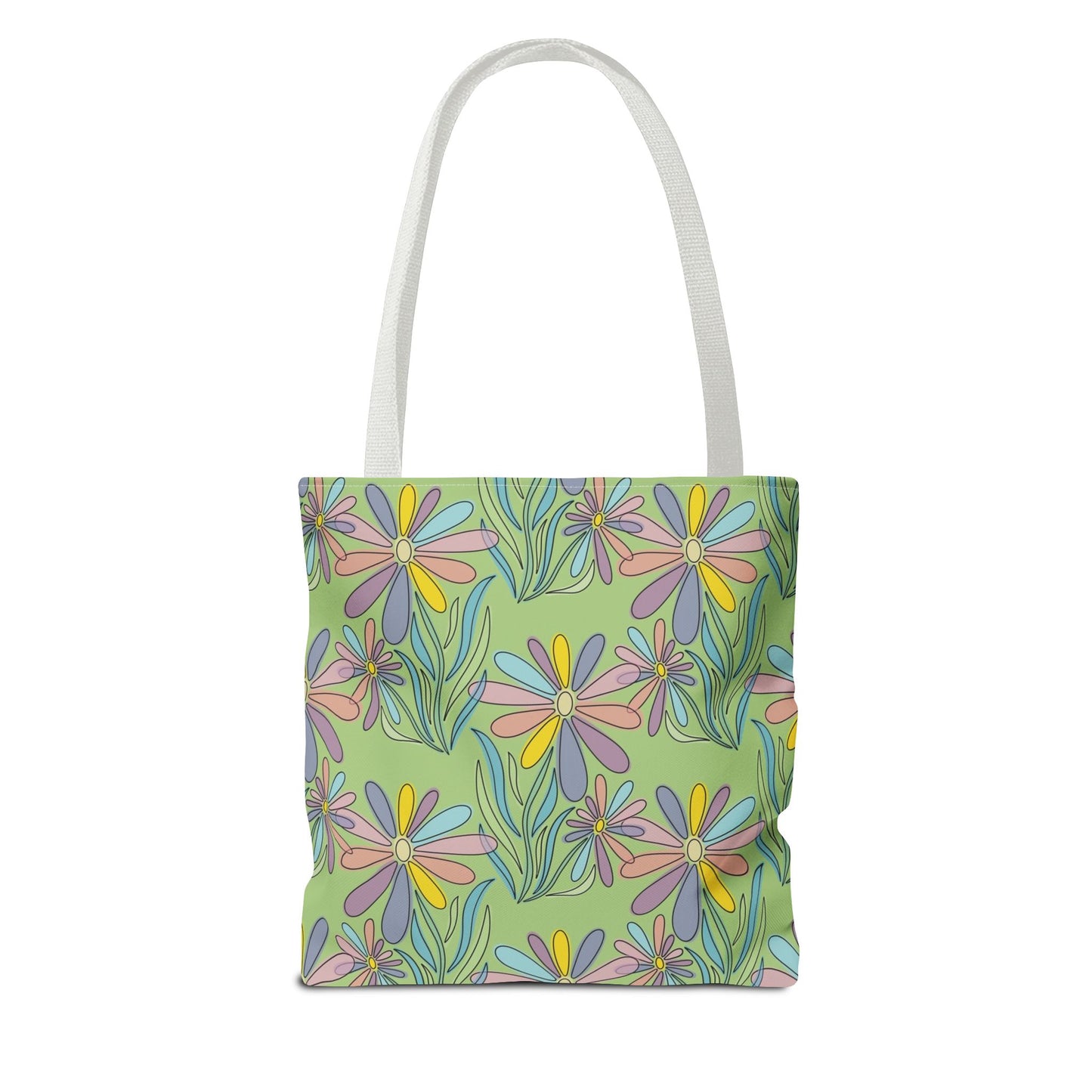 Floral Pattern Tote Bag, Gift for Garden Lovers