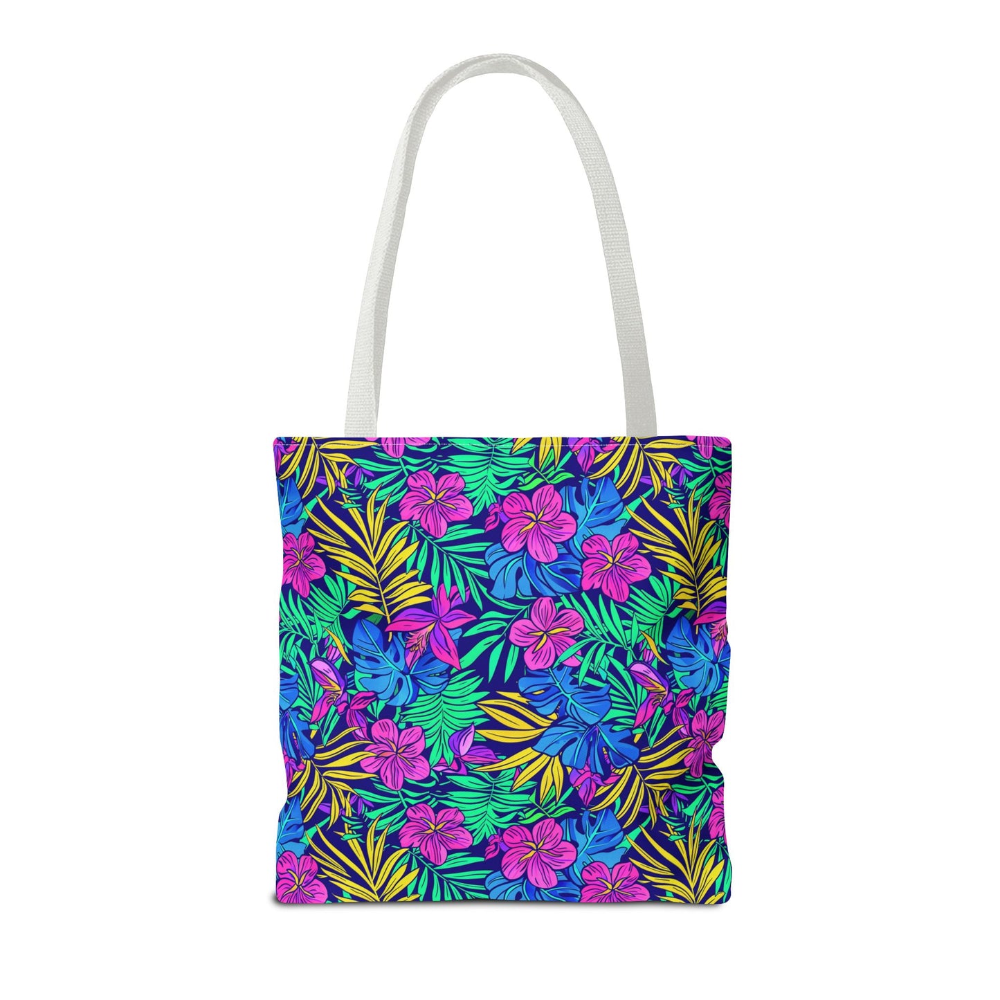 Tropical Floral Tote Bag, Beach Bag, Shopping Tote