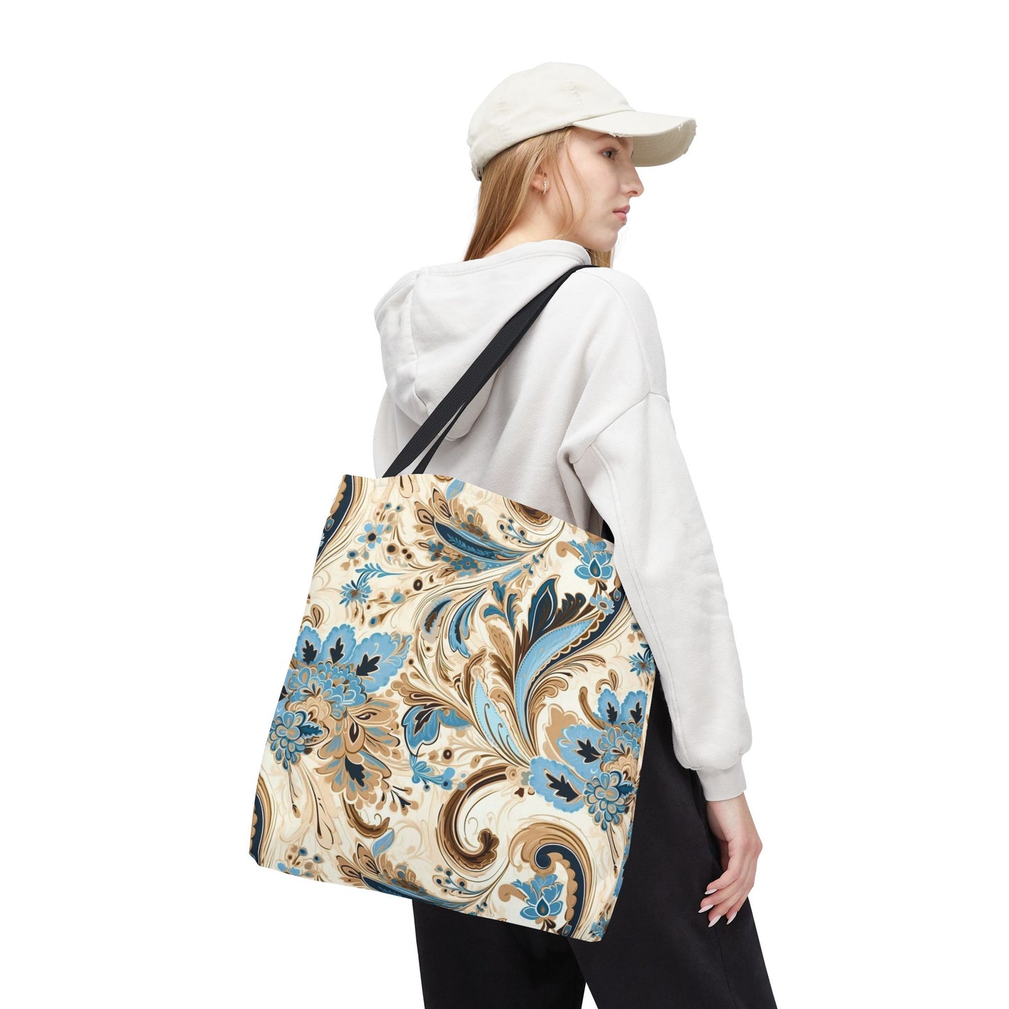 Elegant Floral Tote Bag