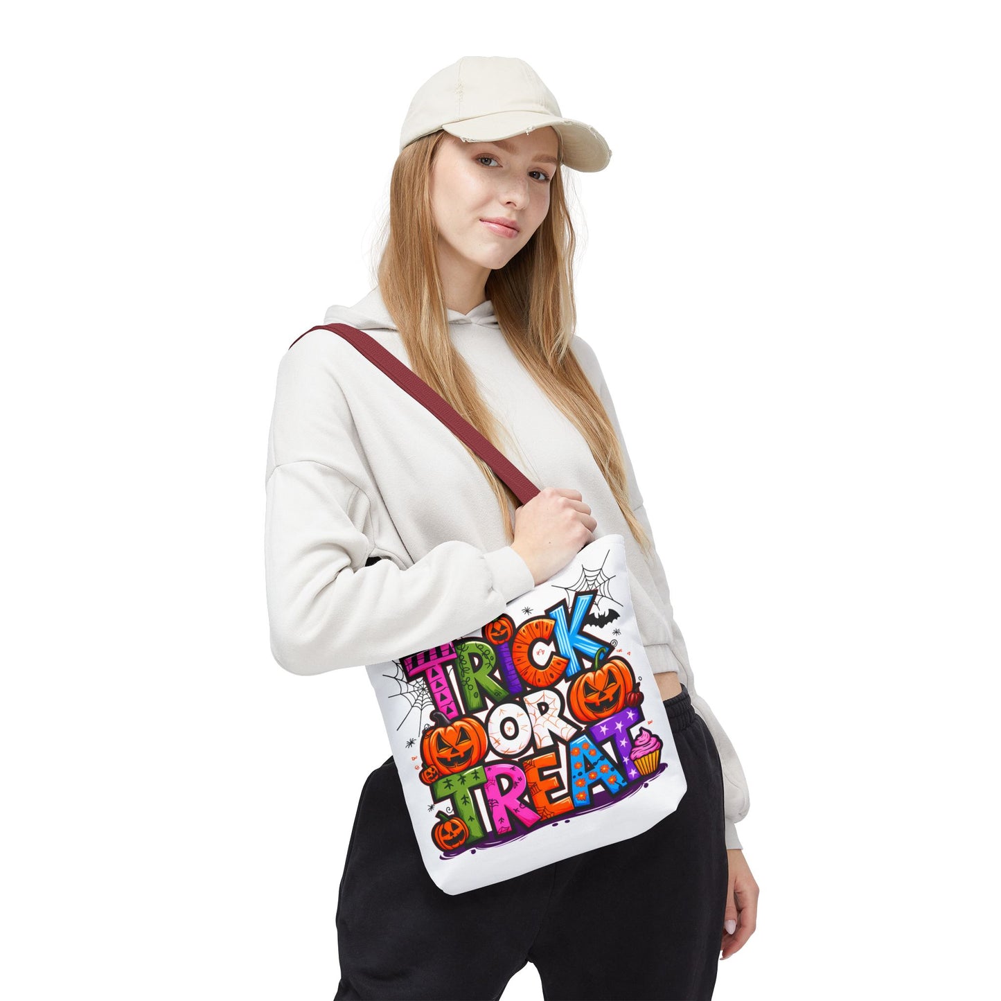 Halloween Trick or Treat Tote Bag, Spooky Gift