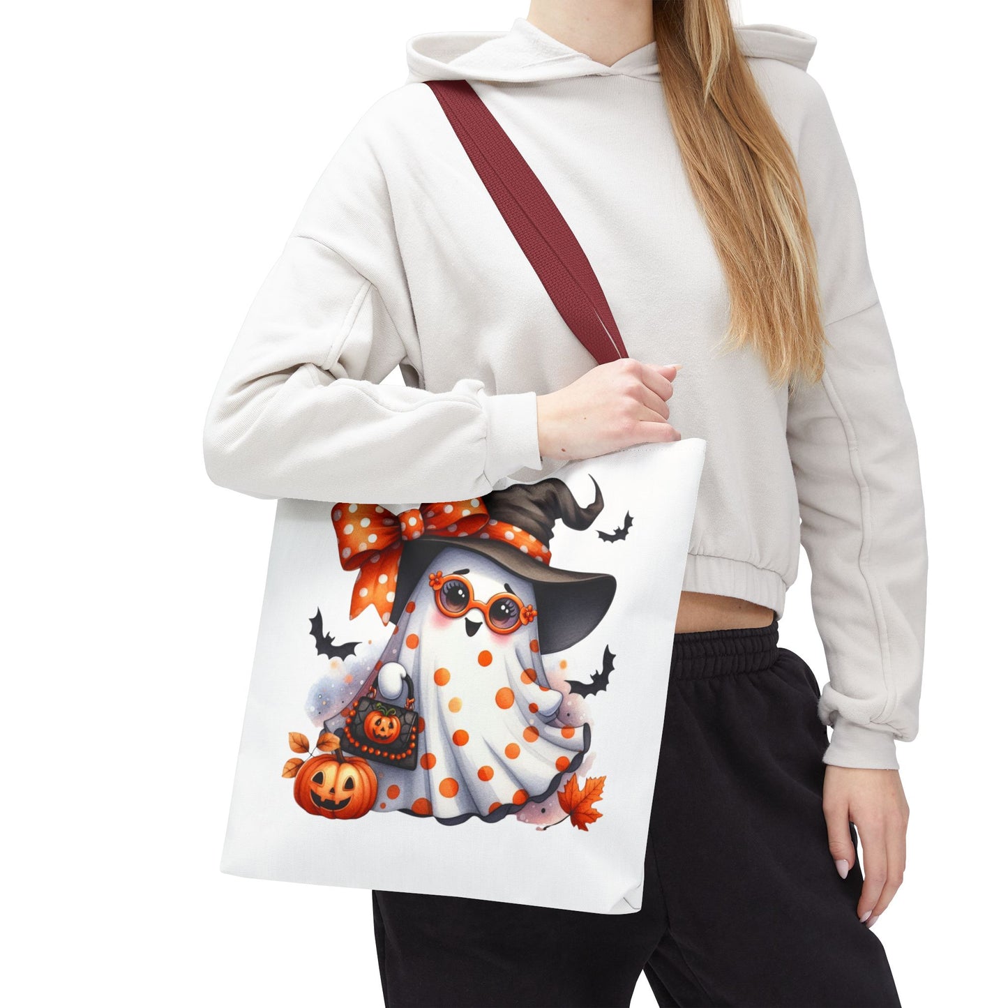 Whimsical Halloween Ghost Tote Bag