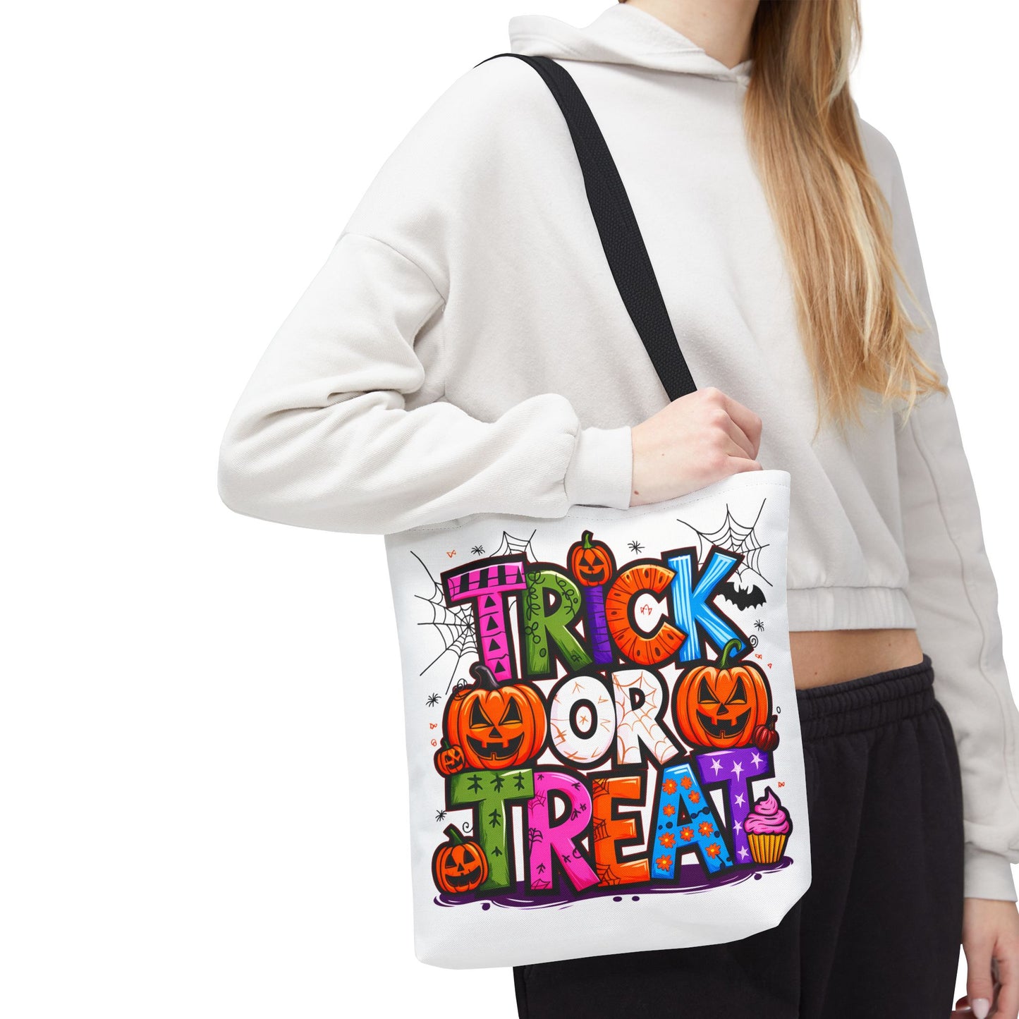 Halloween Trick or Treat Tote Bag, Spooky Gift