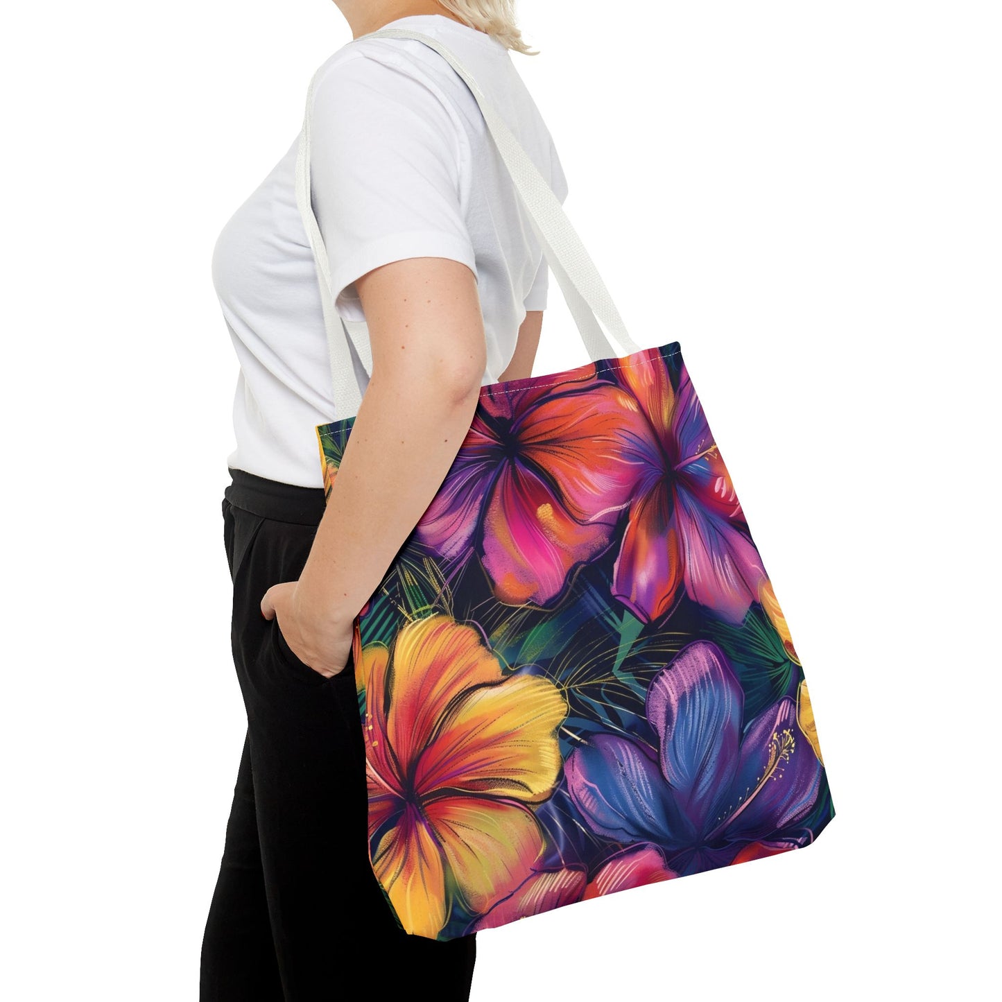 Tropical Floral Tote Bag