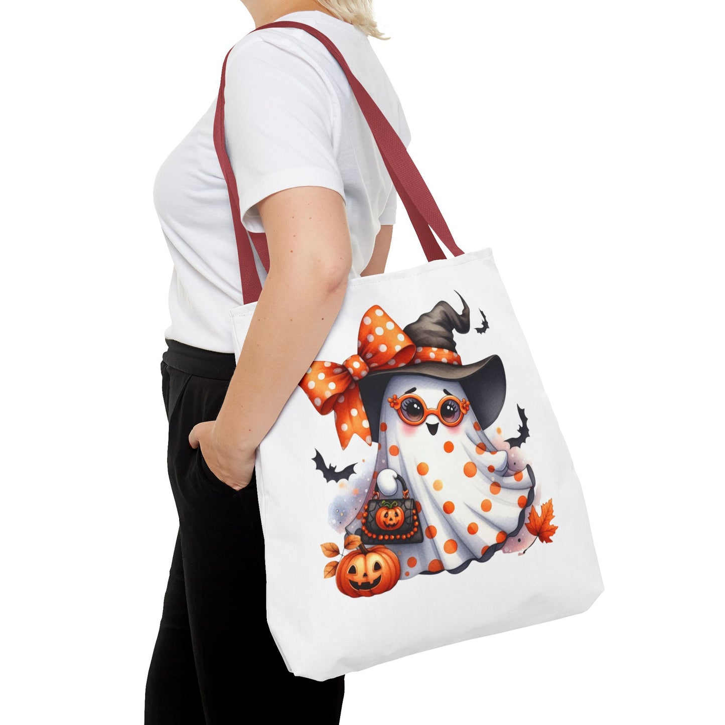 Whimsical Halloween Ghost Tote Bag