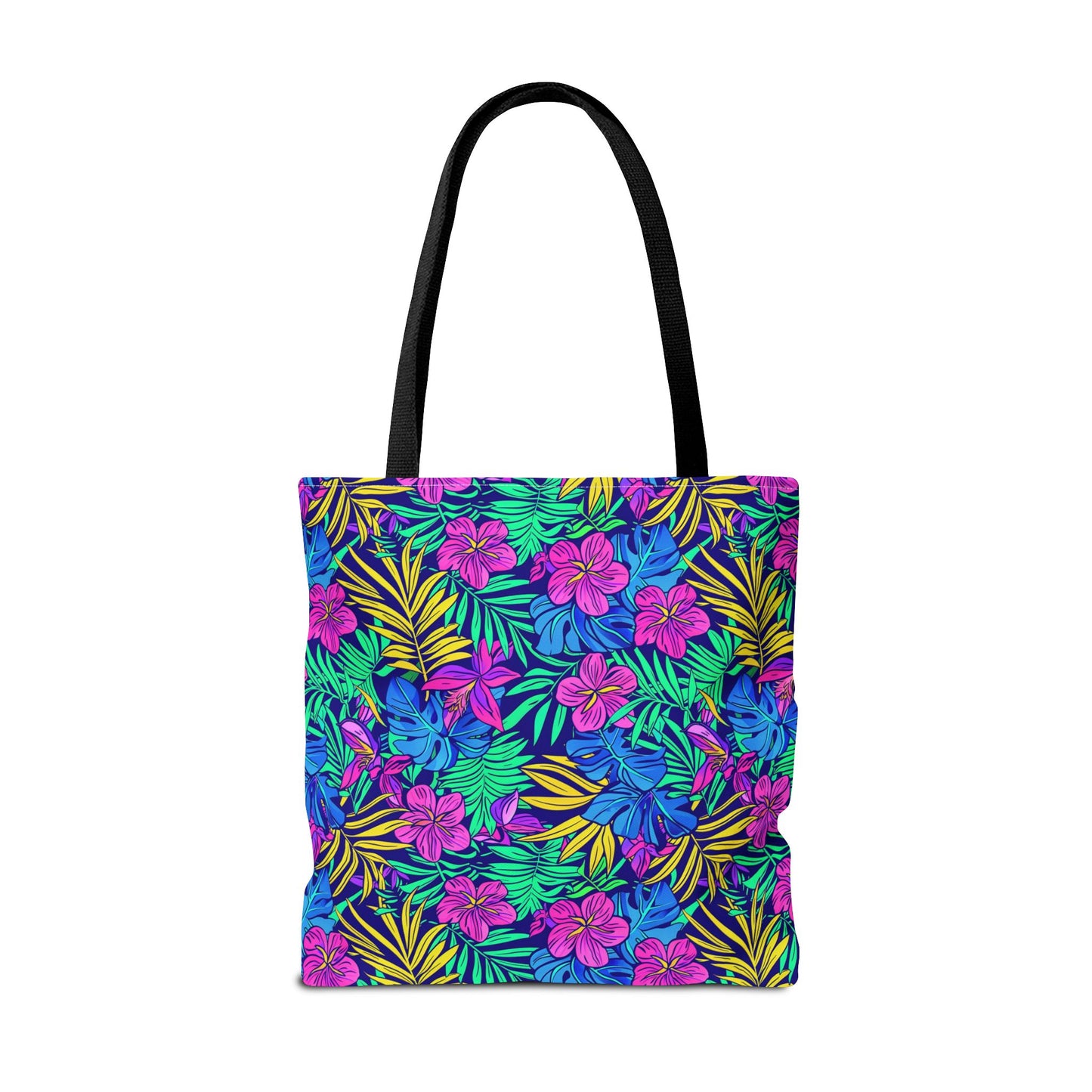 Tropical Floral Tote Bag, Beach Bag, Shopping Tote