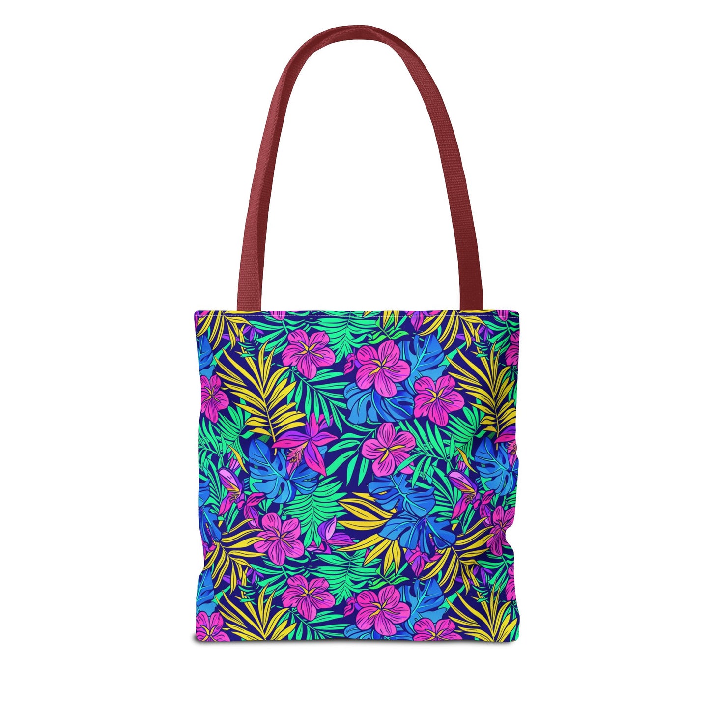 Tropical Floral Tote Bag, Beach Bag, Shopping Tote