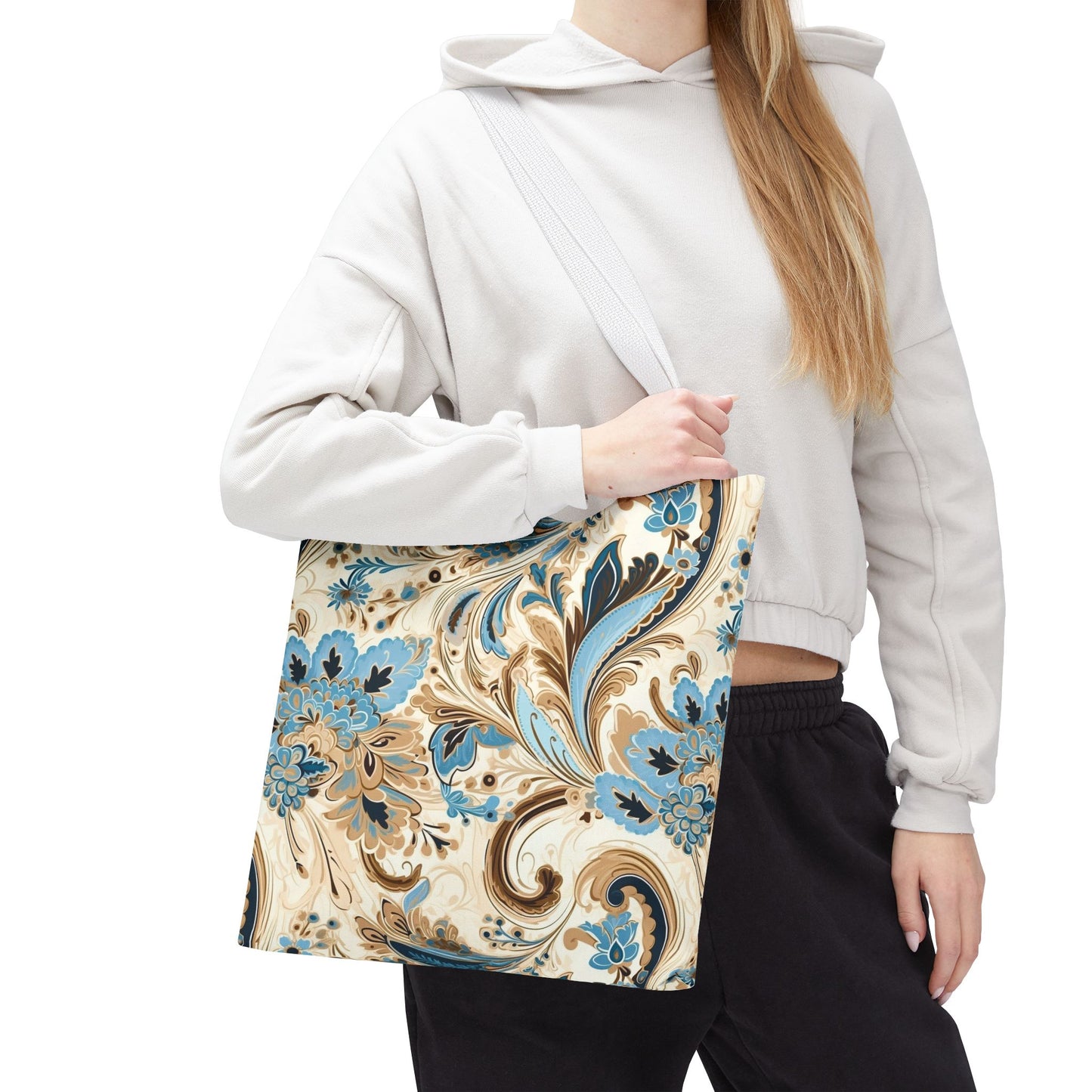 Elegant Floral Tote Bag
