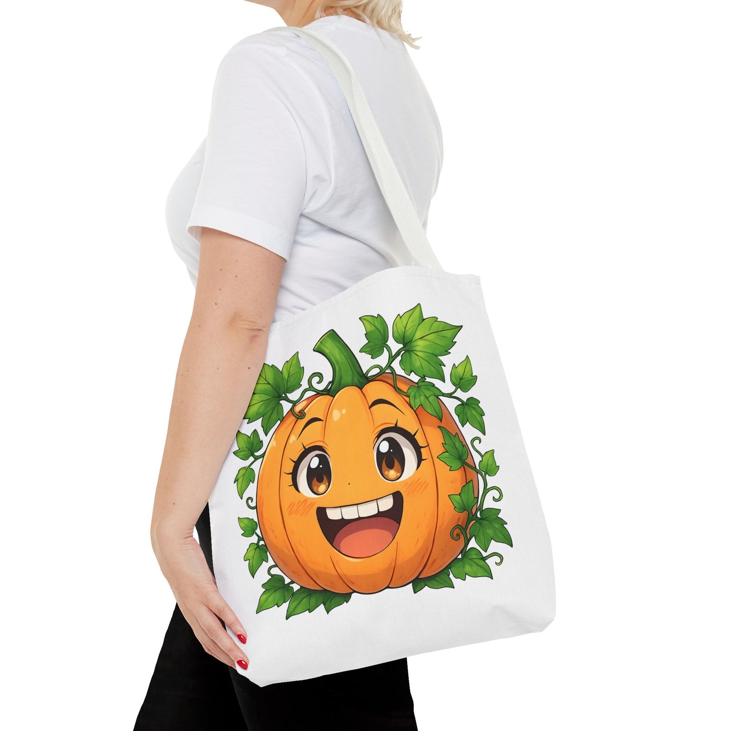 Cute Pumpkin Tote Bag for Fall