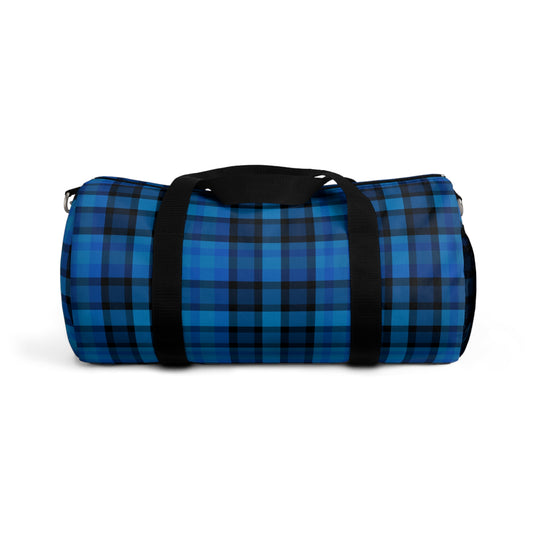 Stylish Plaid Duffel Bag for Gym, Travel, Weekend Getaways