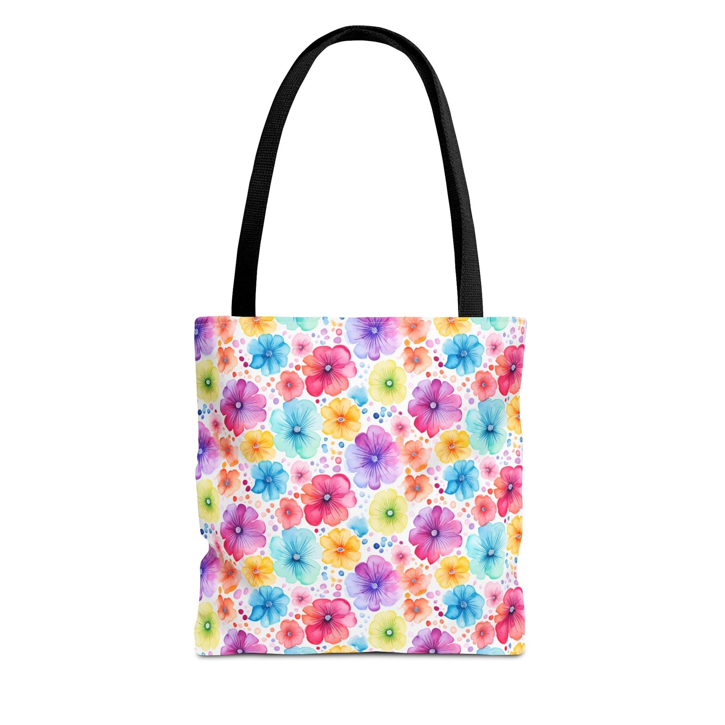 Vibrant Floral Tote Bag, Perfect Gift for Mother's Day, Bright Summer Accessory