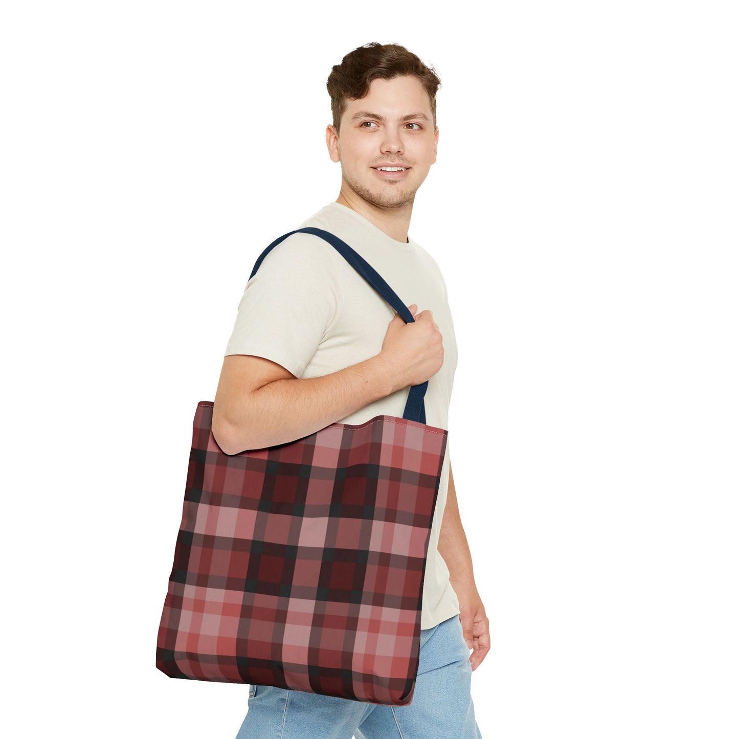 Cozy Plaid Tote Bag, Perfect for Fashionistas