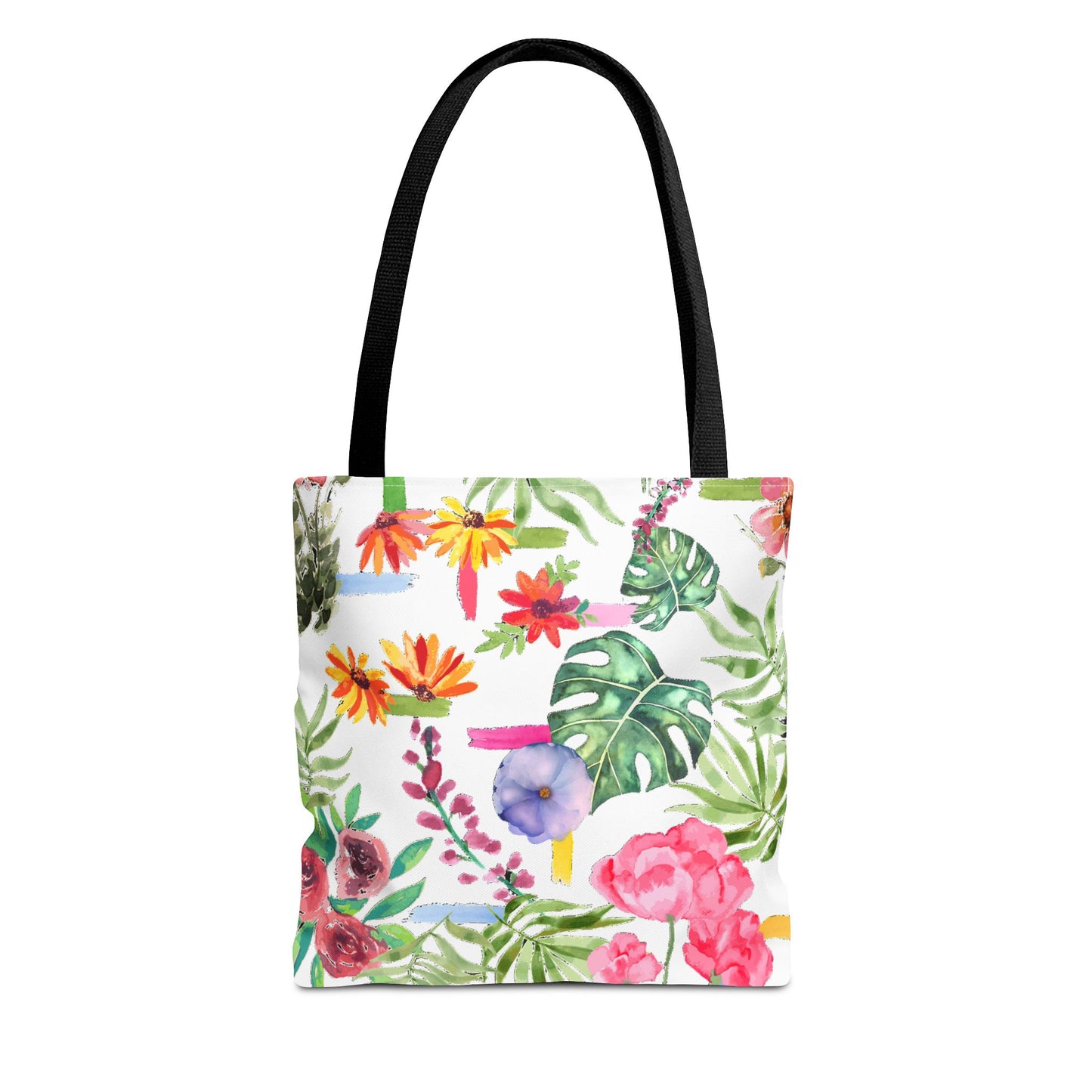 Floral Print Tote Bag