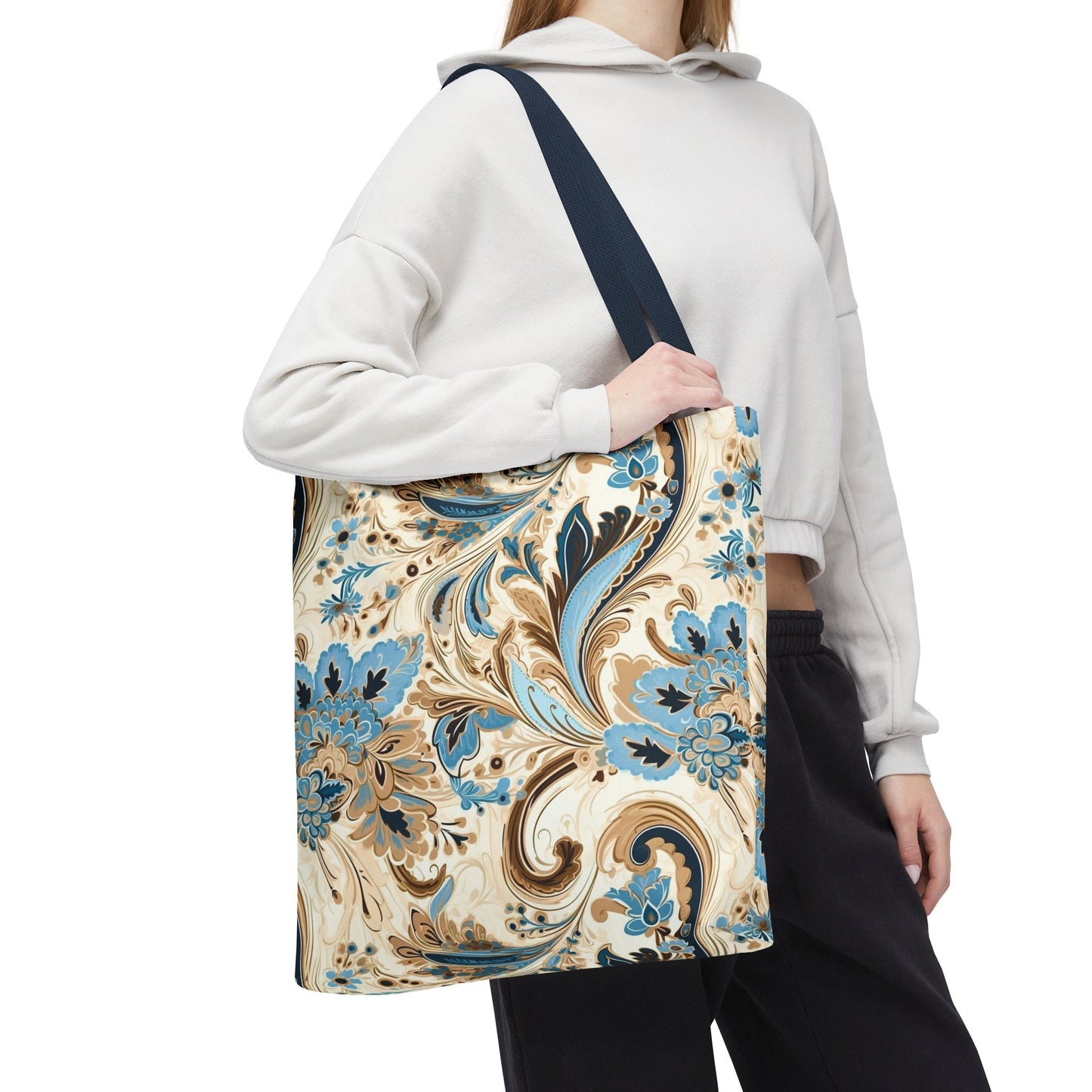 Elegant Floral Tote Bag