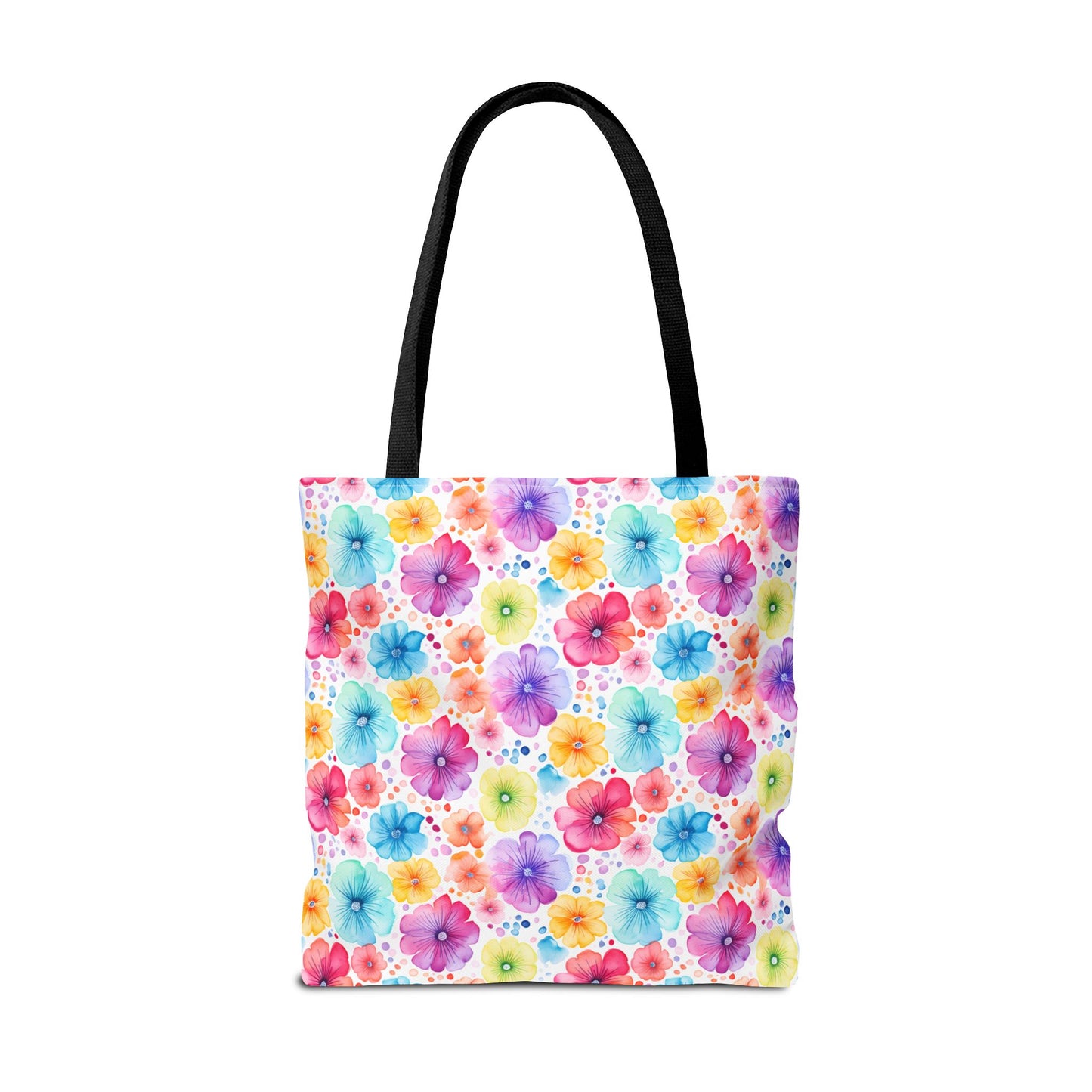 Vibrant Floral Tote Bag, Perfect Gift for Mother's Day, Bright Summer Accessory