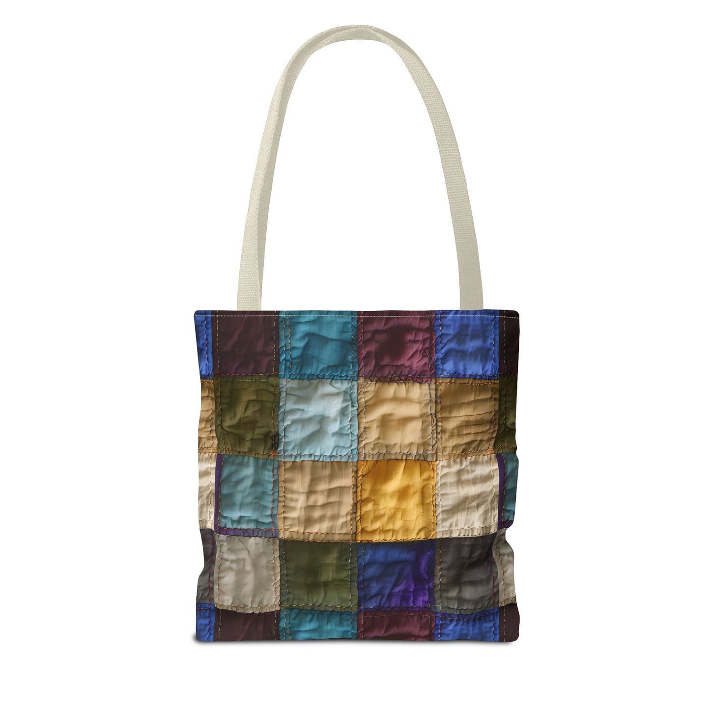 Colorful Patchwork Tote Bag, Stylish & Functional Carryall for Everyday Use