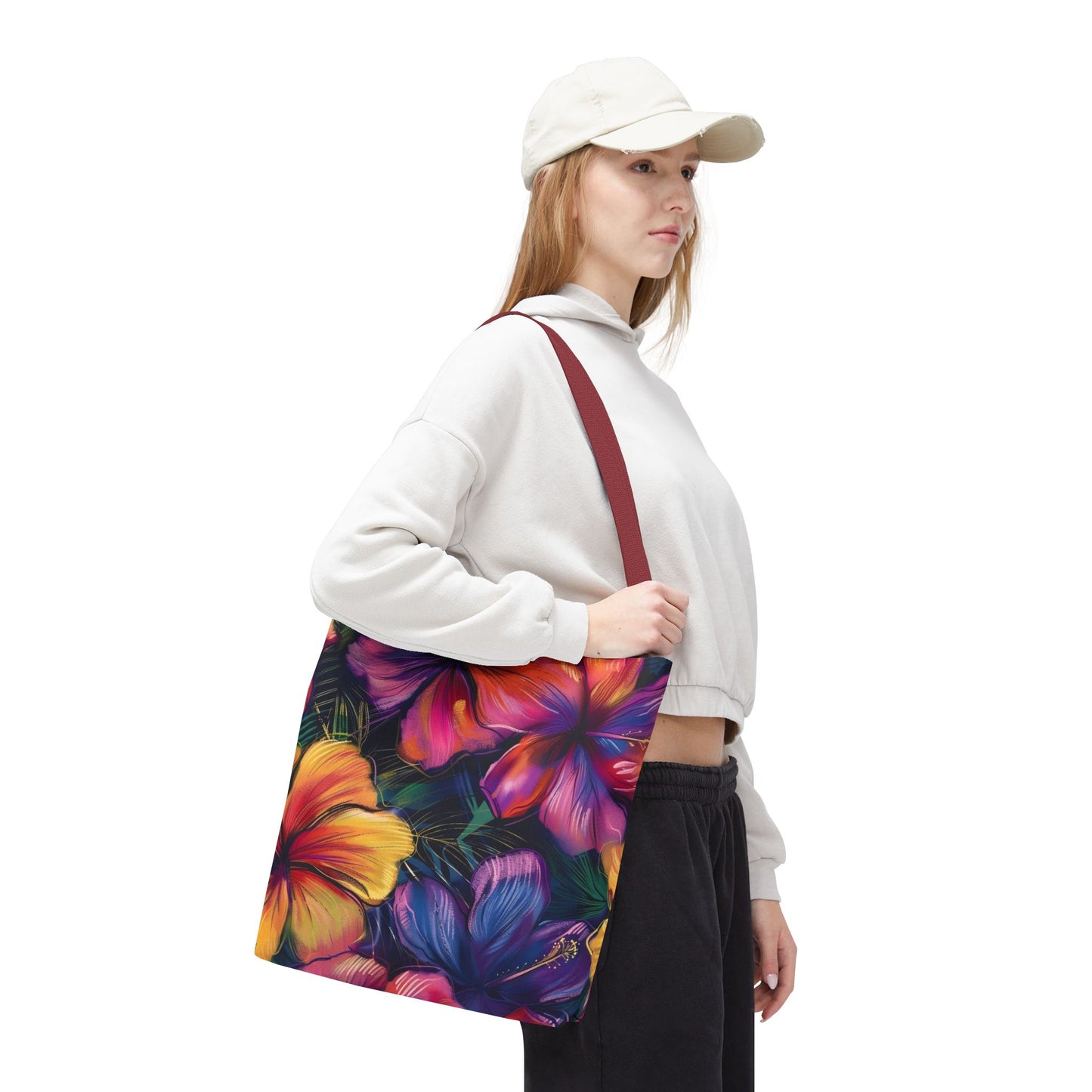 Tropical Floral Tote Bag