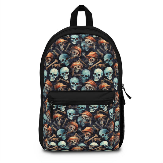 Skull Design Backpack
