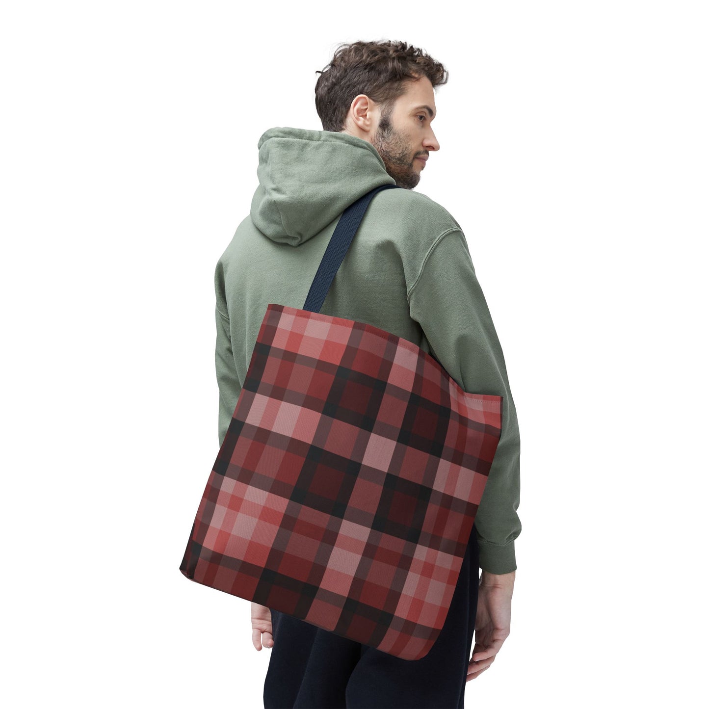 Cozy Plaid Tote Bag, Perfect for Fashionistas
