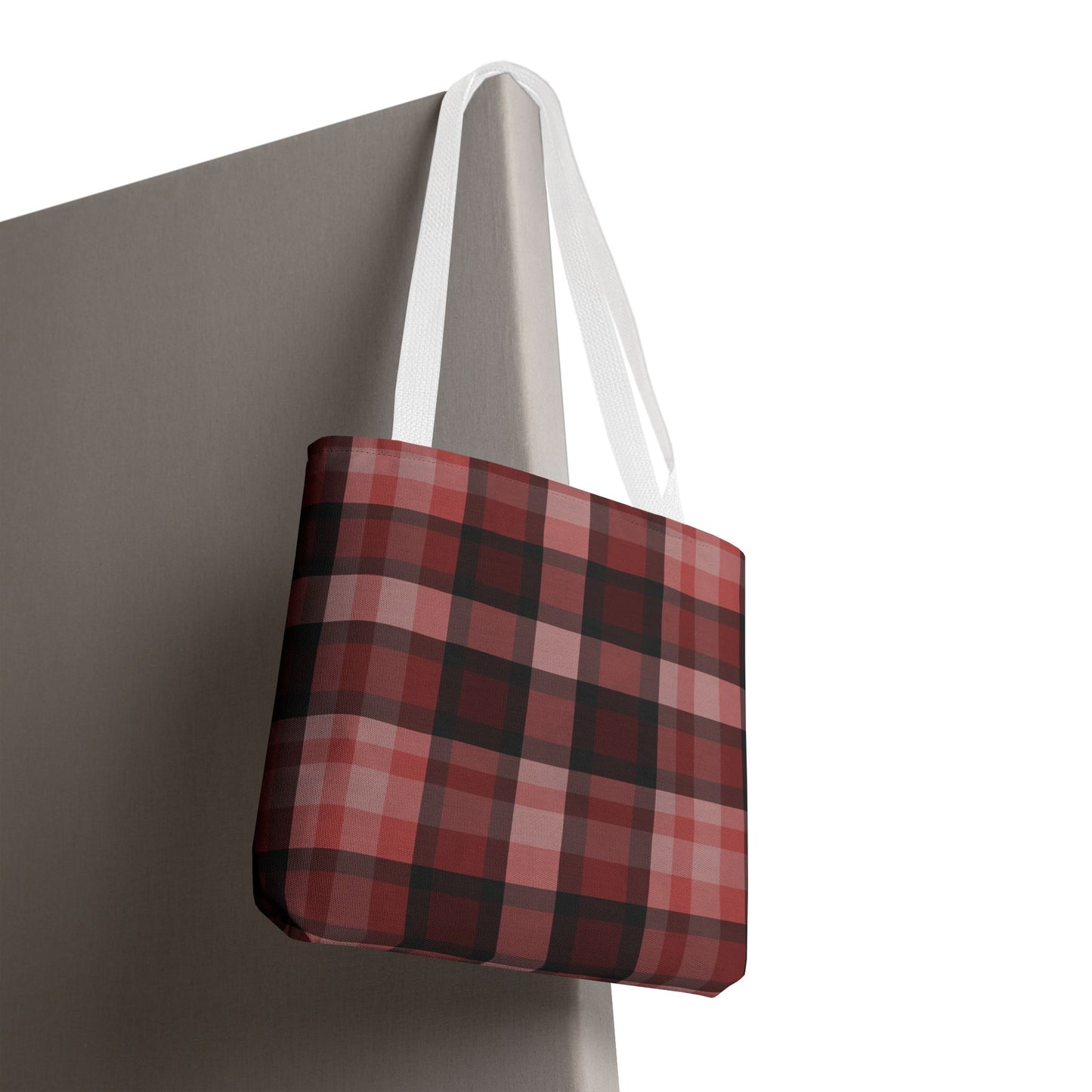 Cozy Plaid Tote Bag, Perfect for Fashionistas