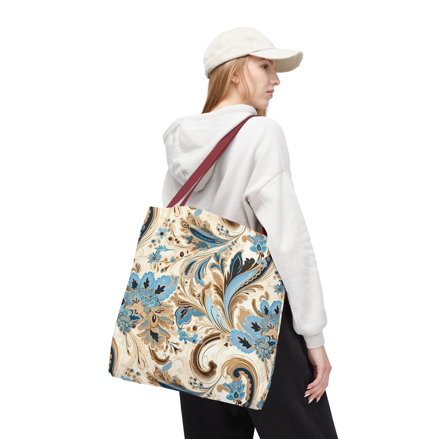 Elegant Floral Tote Bag