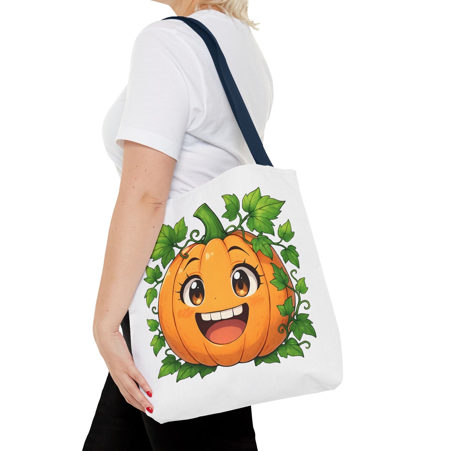 Cute Pumpkin Tote Bag for Fall