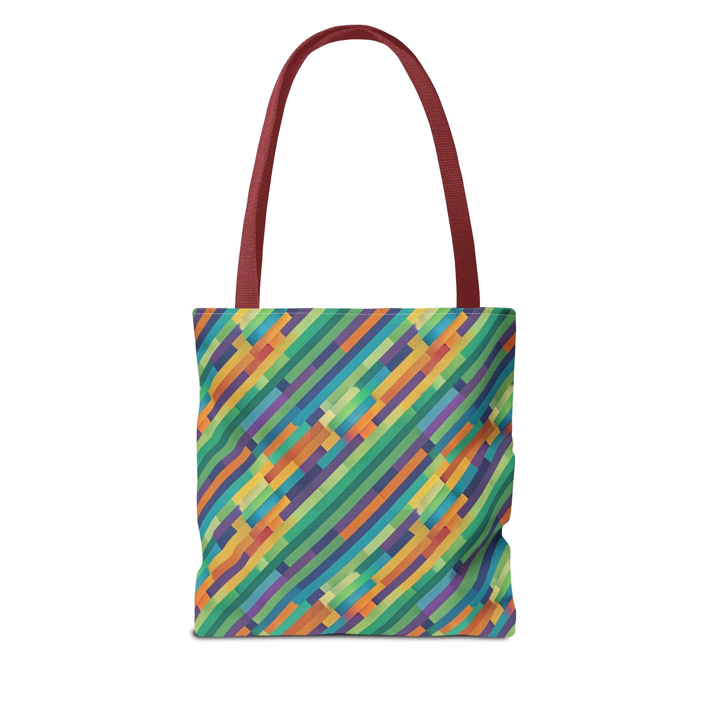 Vibrant Striped Tote Bag