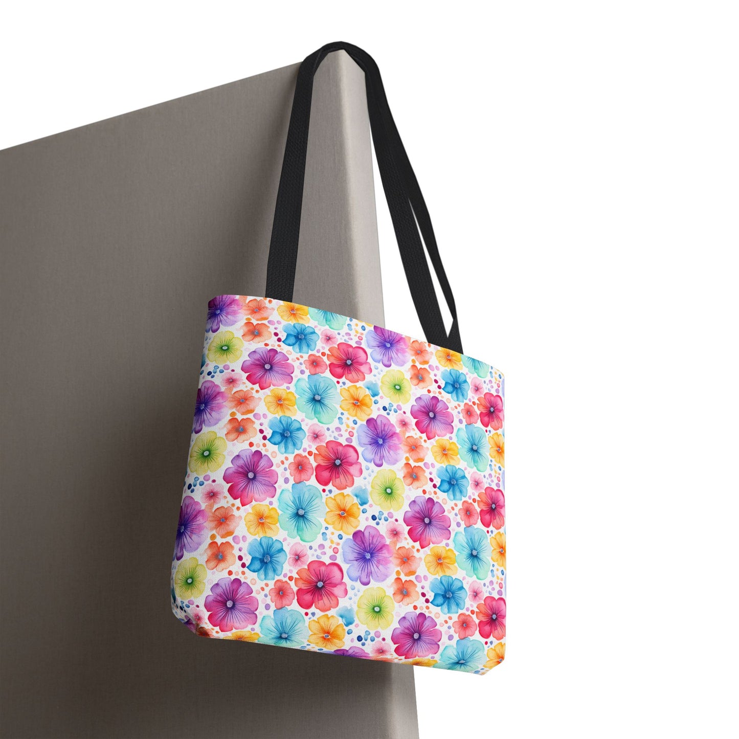 Vibrant Floral Tote Bag, Perfect Gift for Mother's Day, Bright Summer Accessory