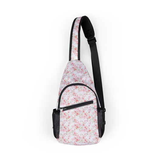 Floral Chest Bag, Stylish Sling Bag for Daily Adventures