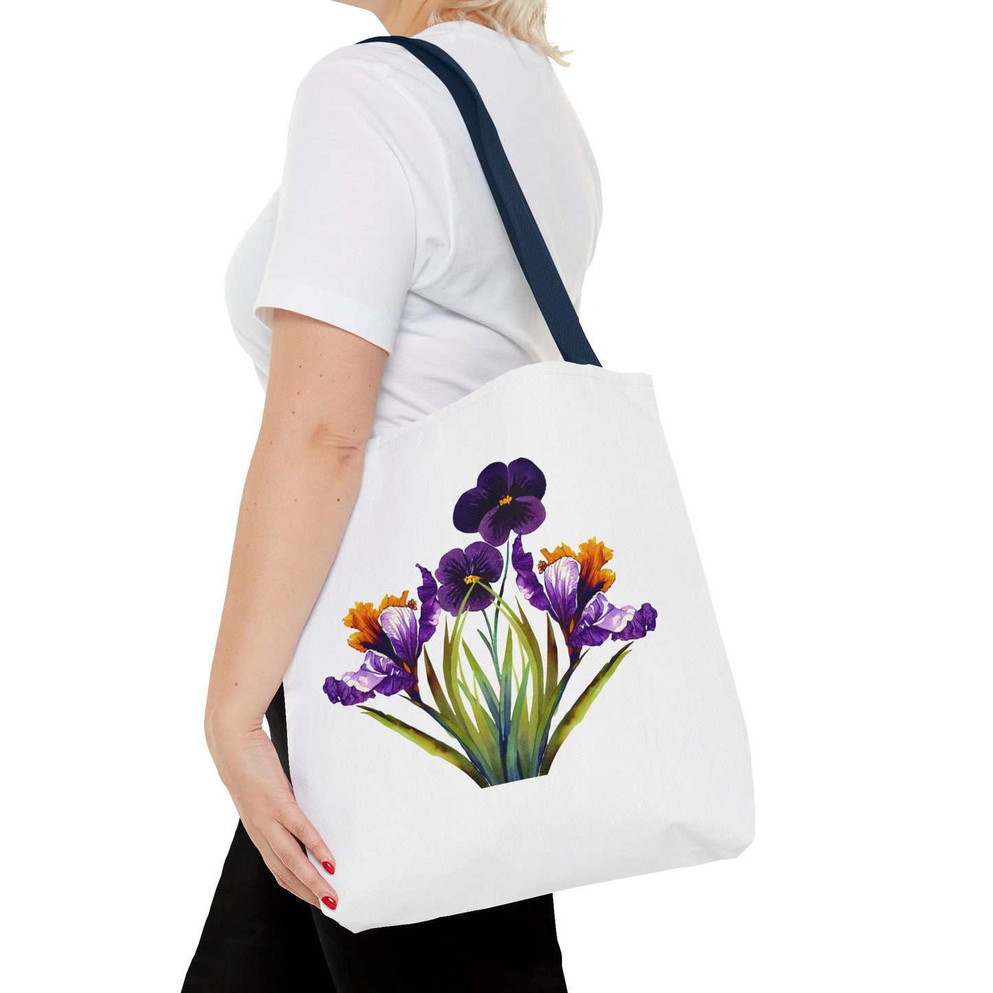 Floral Tote Bag, Reusable Grocery Tote