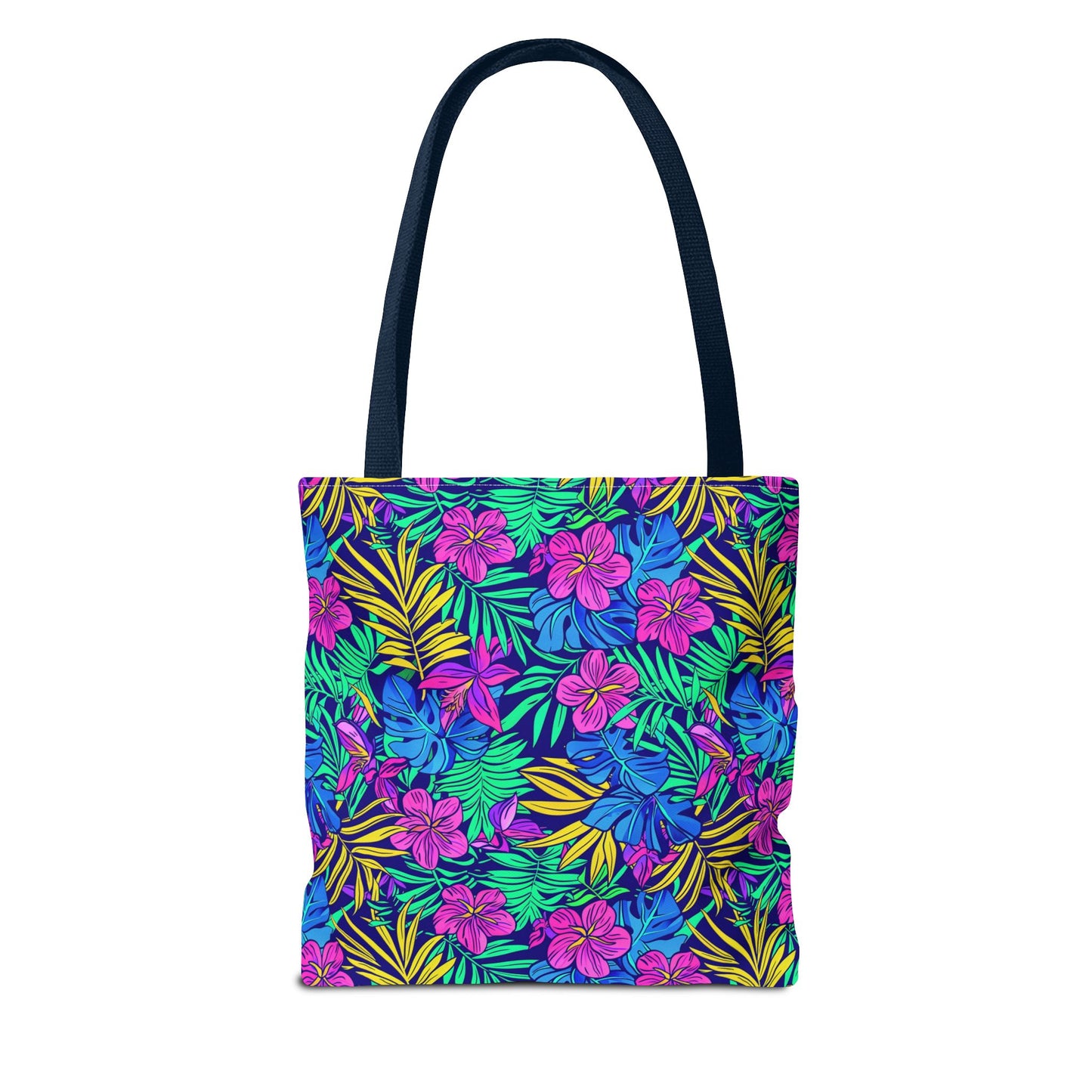 Tropical Floral Tote Bag, Beach Bag, Shopping Tote
