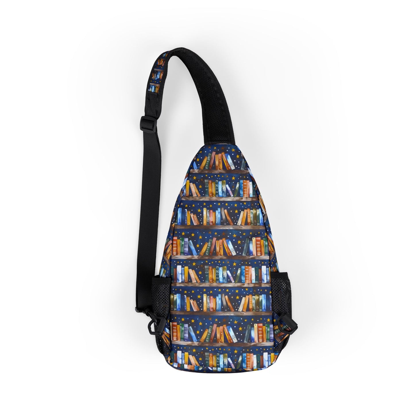 Colorful Library Chest Bag for Book Lovers, Perfect for Daily Use