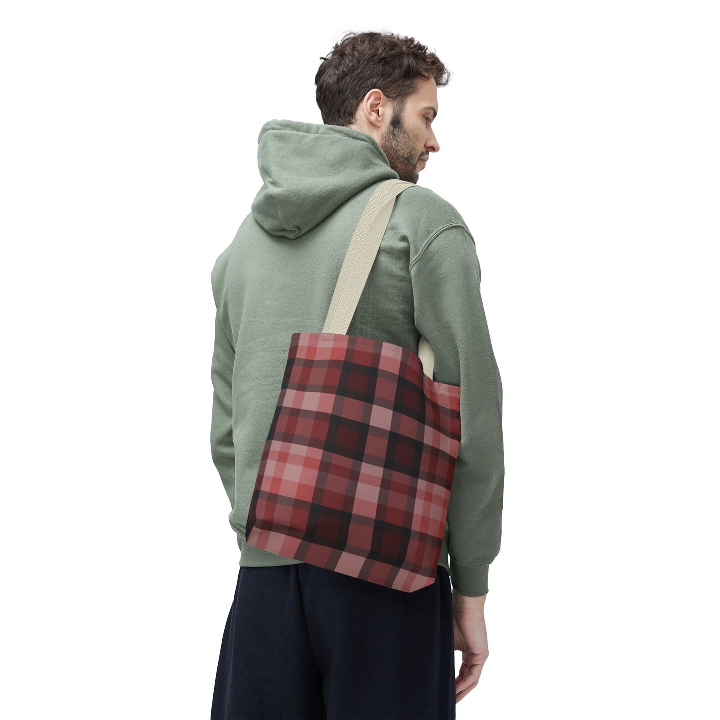 Cozy Plaid Tote Bag, Perfect for Fashionistas