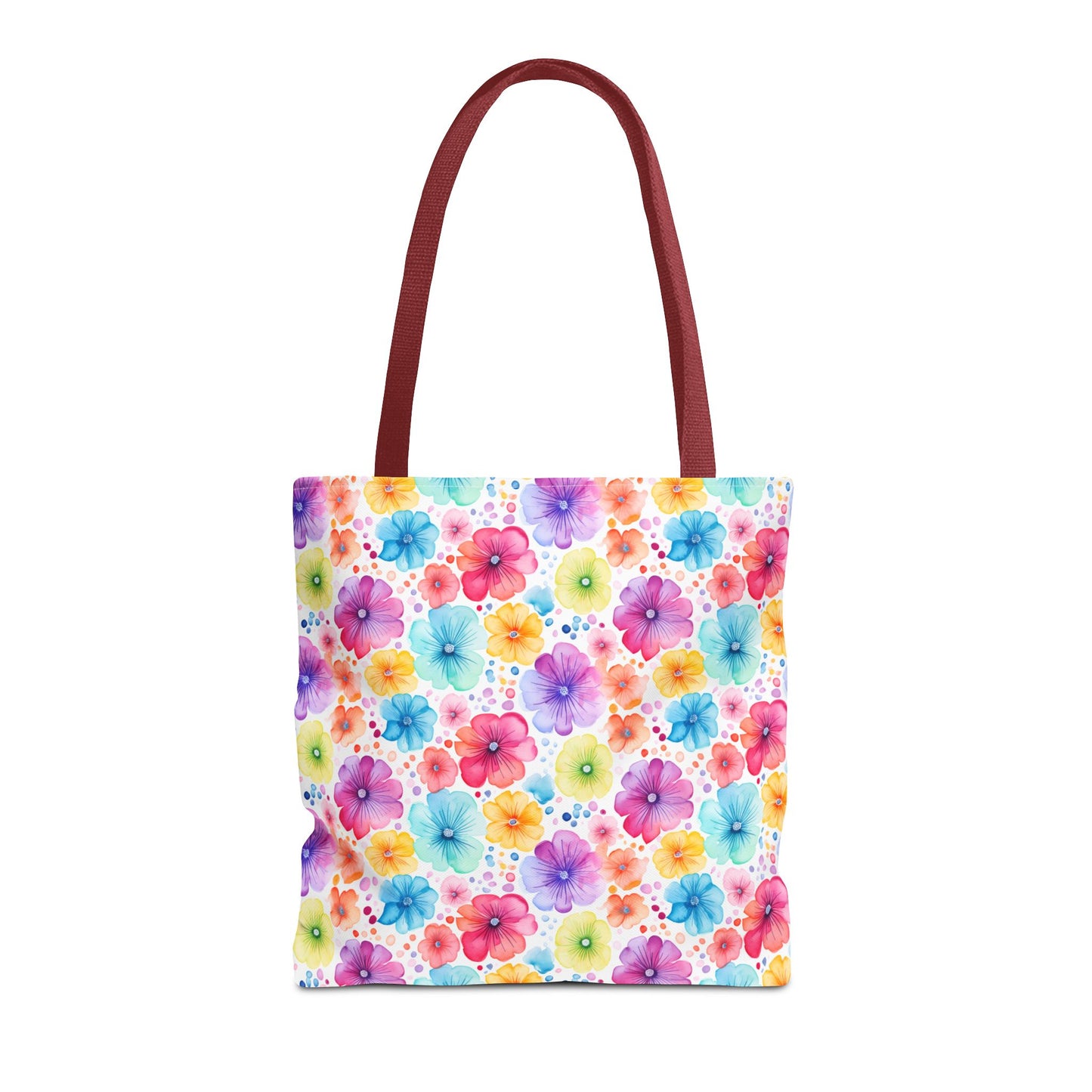 Vibrant Floral Tote Bag, Perfect Gift for Mother's Day, Bright Summer Accessory