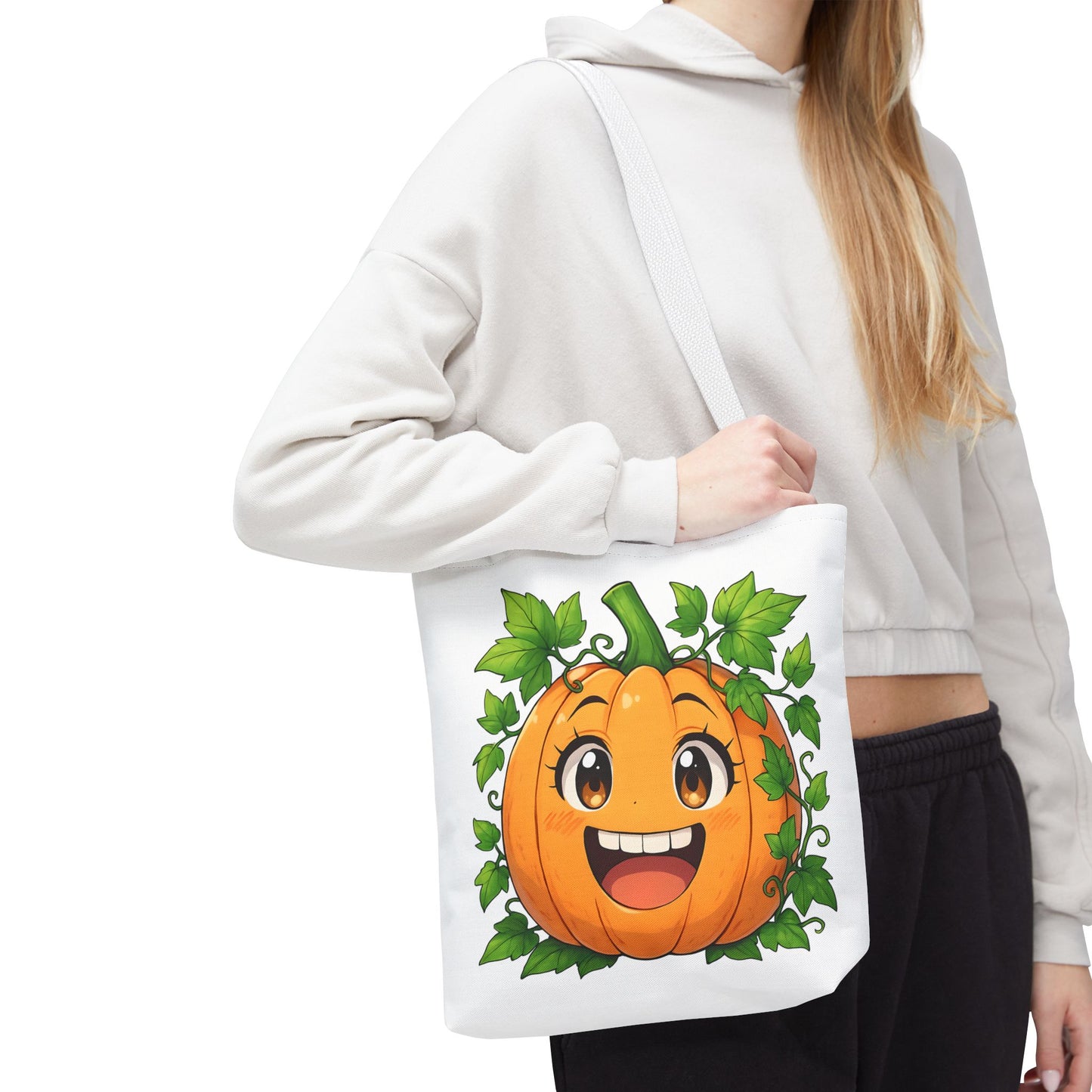 Cute Pumpkin Tote Bag for Fall