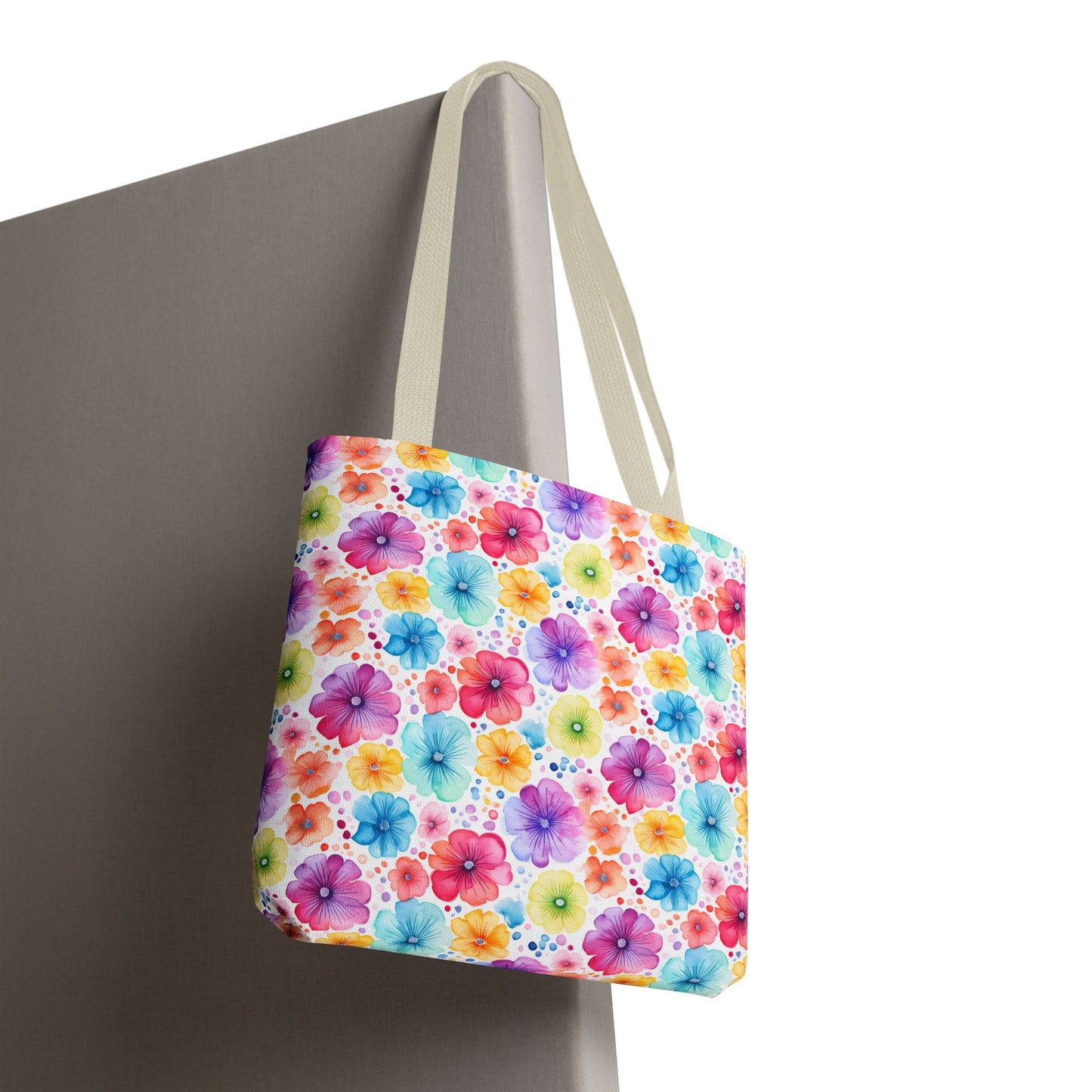 Vibrant Floral Tote Bag, Perfect Gift for Mother's Day, Bright Summer Accessory