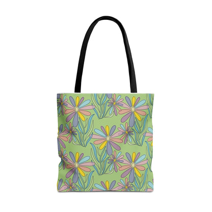 Floral Pattern Tote Bag, Gift for Garden Lovers