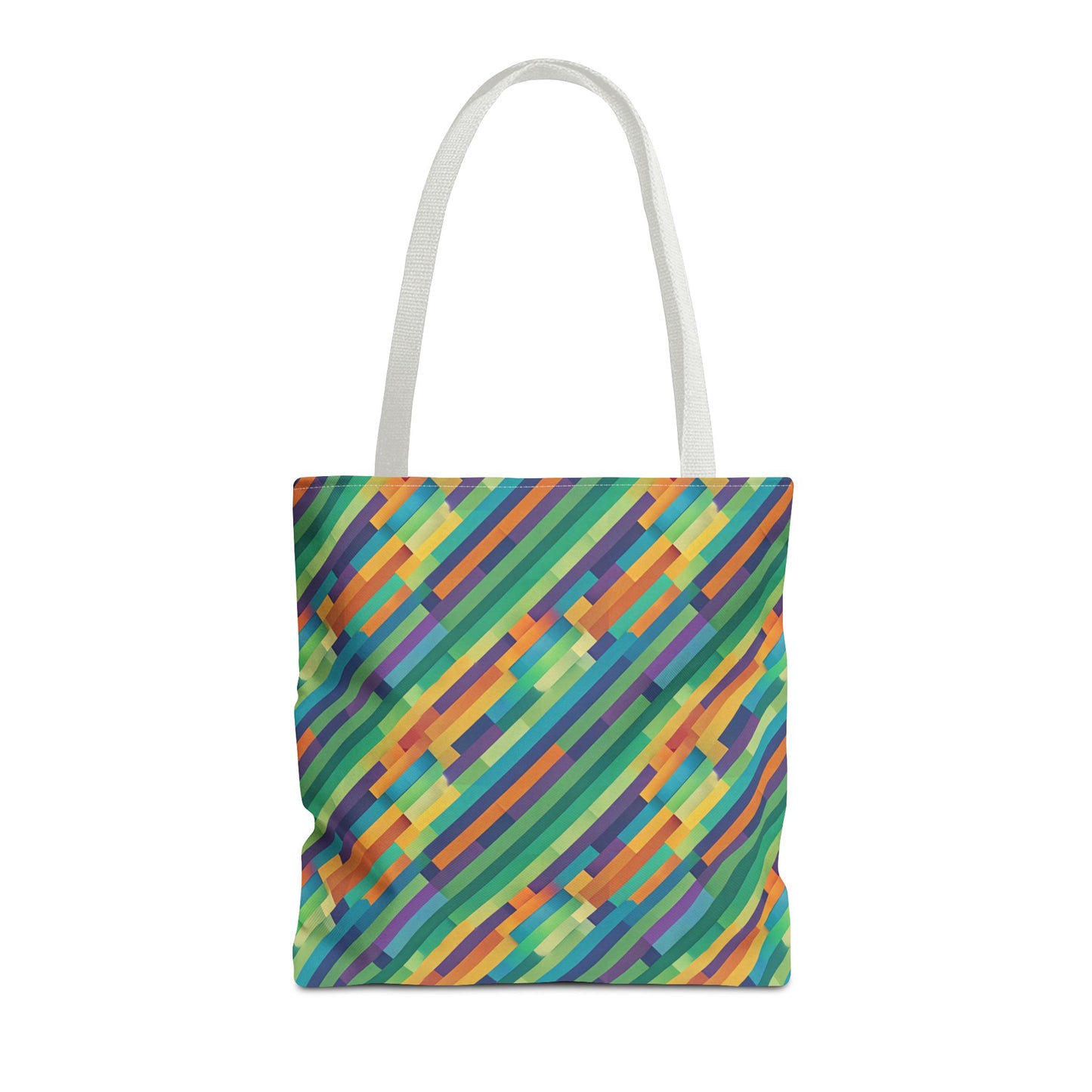 Vibrant Striped Tote Bag