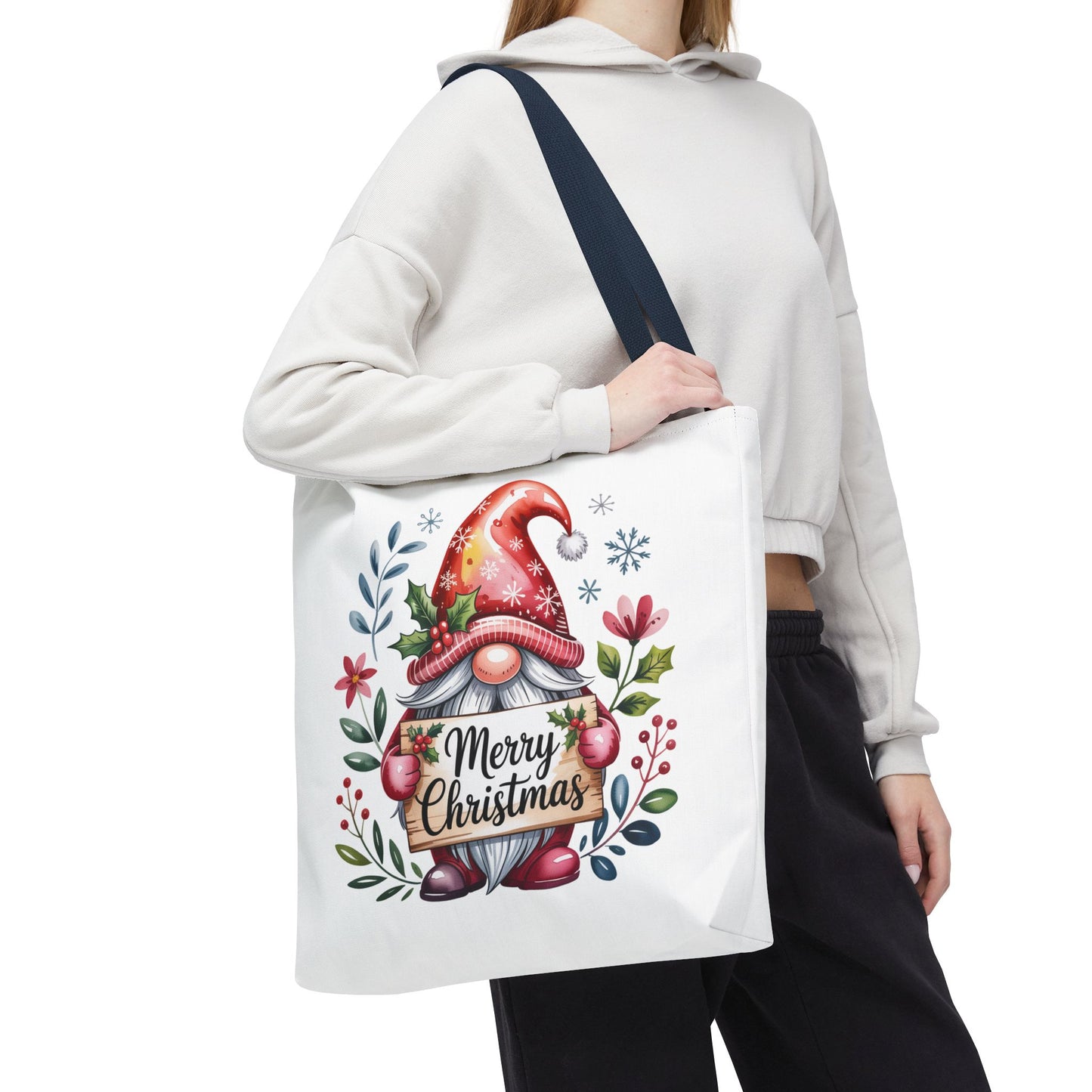 Festive Christmas Gnome Tote Bag